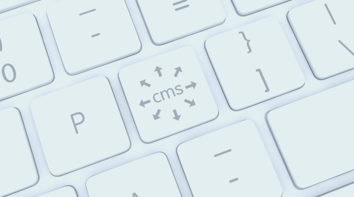 a white keyboard with 'cms' button